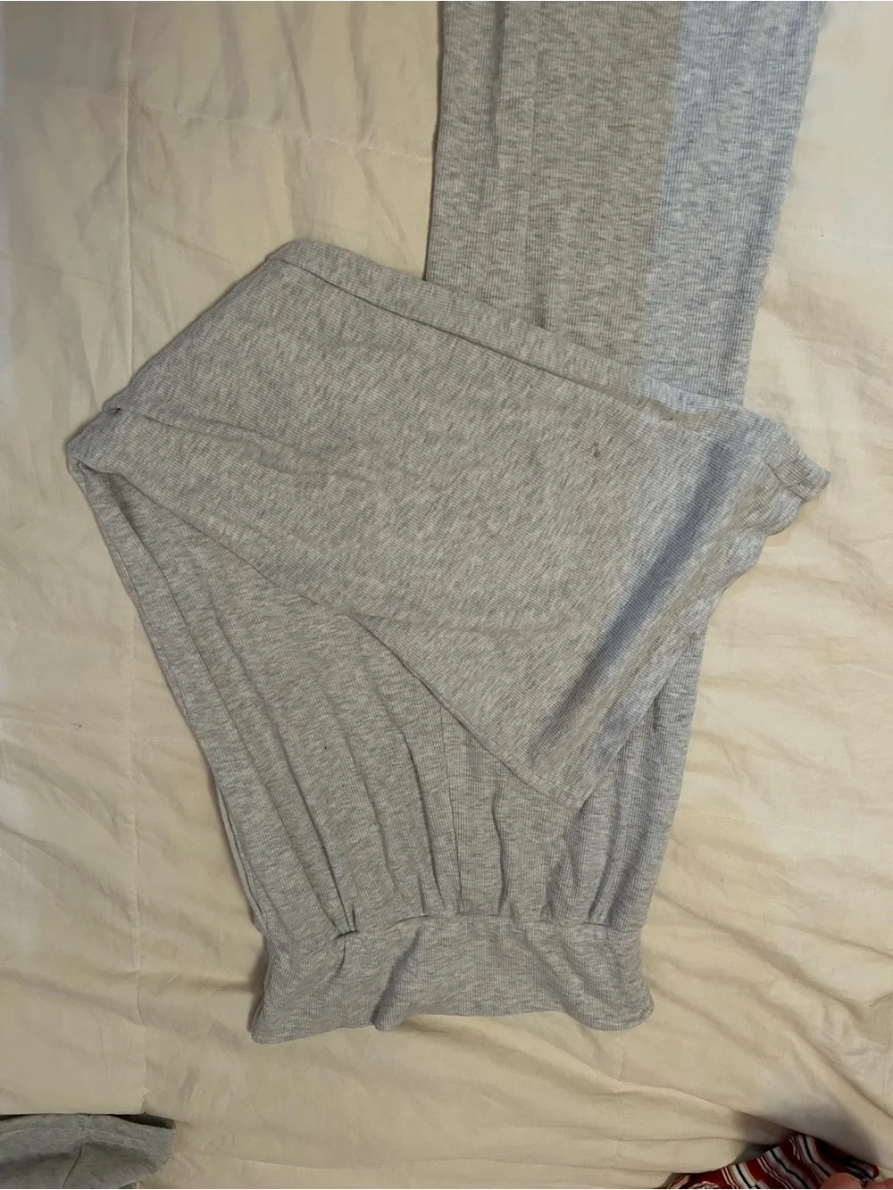 Lost Kids Gray Fold-Over Waist Leggings